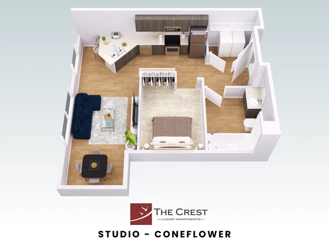 Coneflower Floor Plan 3D