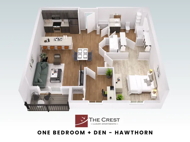 Hawthorne (C1) 3D Floor Plan
