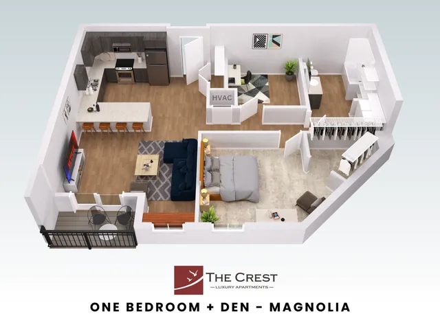 Magnolia (C3) 3D Floor Plan