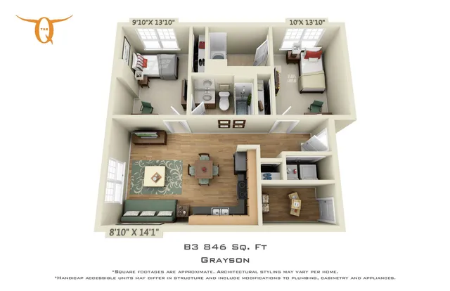 2 Bedroom