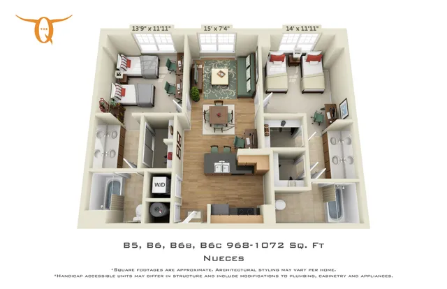 2 BEDROOM