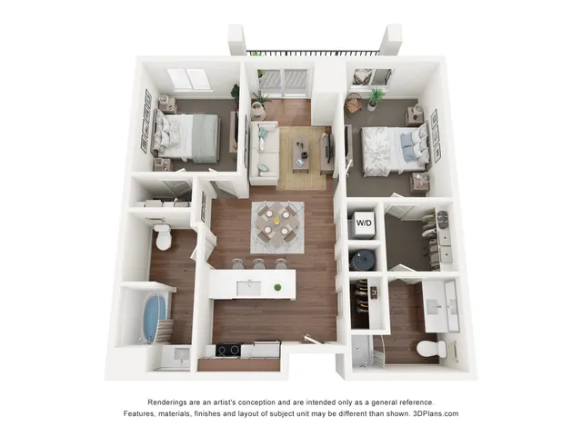 B3 2 Bed 2 Bath Furnished