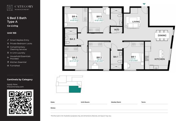5 Bed 3 Bath - A