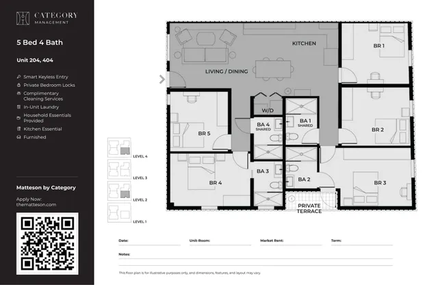 5 Bed 4 Bath - G
