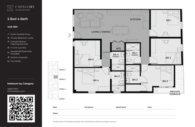 5 Bed 4 Bath - H