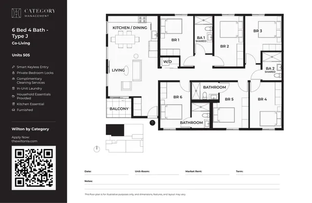 6 Bed 4 Bath-J