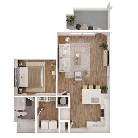 one bedroom studio