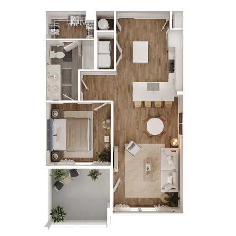 one bedroom apartment