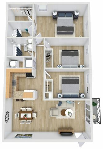 Silvertree 3 Bedroom Floorplan