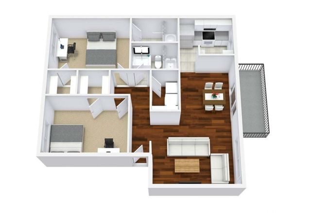 Pet Friendly Apartments for Rent in Woodlands at Green Level Crossing ...