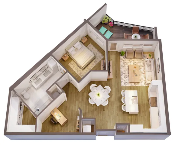 Futura 3D Floor Plan