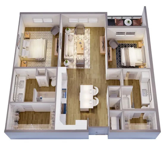 Corinna 3D Floor Plan