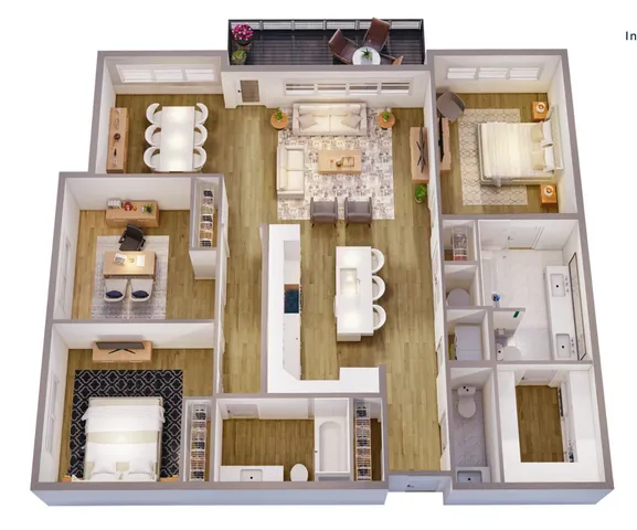 Gala 3D Floor Plan