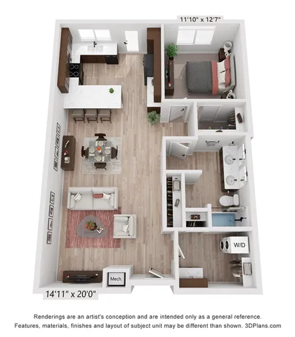 The Boardwalk One-Bedroom Apartment - Thalia