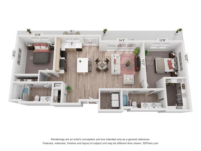 The Boardwalk Apartments - Emerald Penthouse