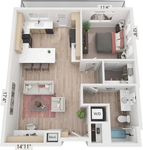 The Boardwalk One-Bedroom Apartment - Aliso