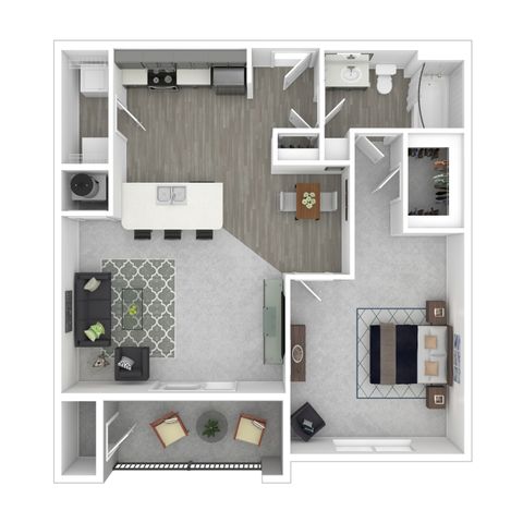 3D Furnished Pike