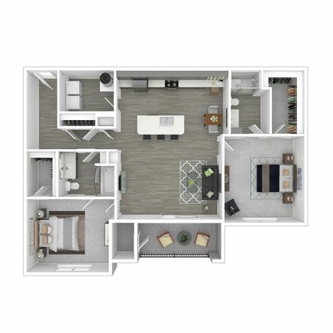 3D Furnished Canyon