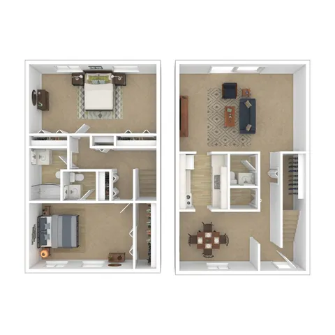 3D Furnished Chamberry