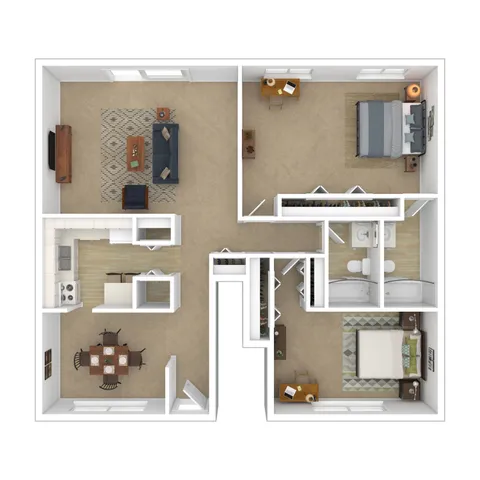 3D Furnished Belfort