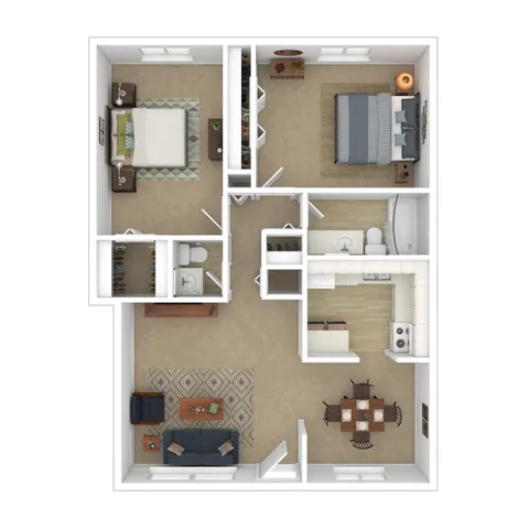3D Furnished Vienne