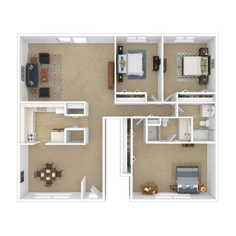 3D Furnished Vincennes