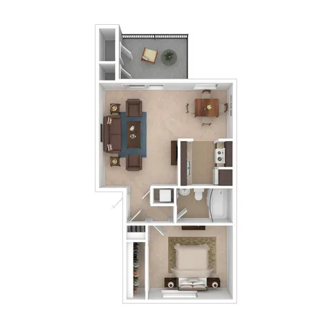 3D Furnished Jefferson