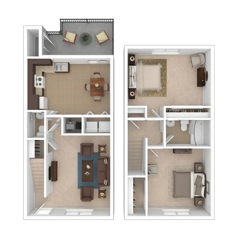 3D Furnished Washington