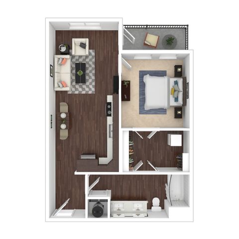River 1 Bed 1 Bath
