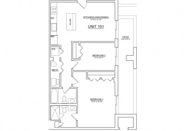 Two Bed / Two Bath