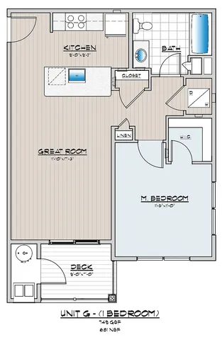 Rowen Place 1 Bedroom With 1 Bathroom