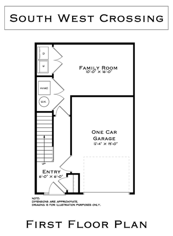 South West Crossing 4 Bedroom First Floor Plan