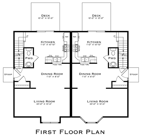 Dew Drop 3 Bed First Floor Plan