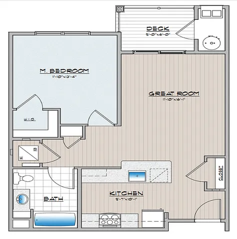 Cambria Phase 2, 1 Bedroom 1 Bath ADA