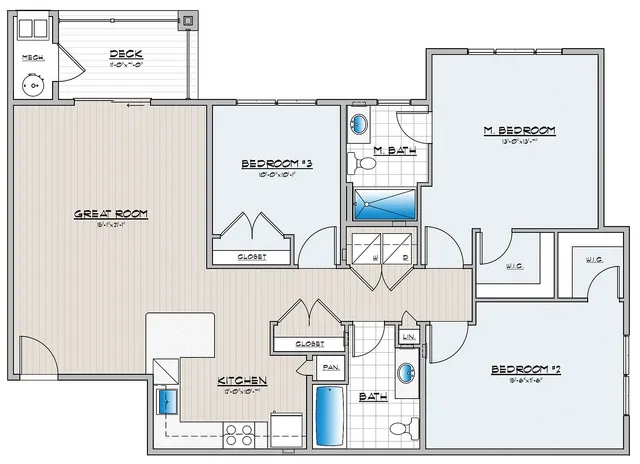 Cambria Phase 2, 3 Bedroom 2 Bath