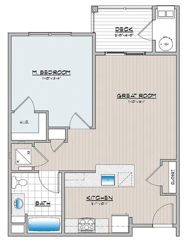 Cambria Phase 1, 1 Bedroom 1 Bath