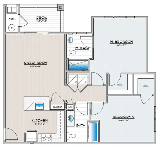 Cambria Phase 2, 2 Bedroom 2 Bath