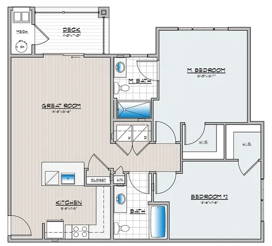 Cambria Phase 2, 2 Bedroom 2 Bath