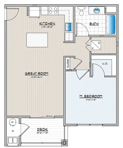 Cambria Phase 2, 1 Bedroom 1 Bath