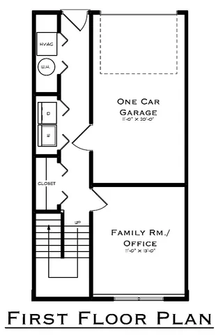 Heights Ave 4 Bed 2.5 Bath First Floor Plan