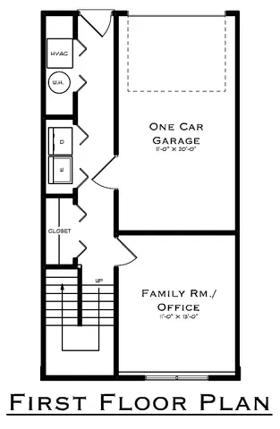 Heights Ave 4 Bed 2.5 Bath First Floor Plan