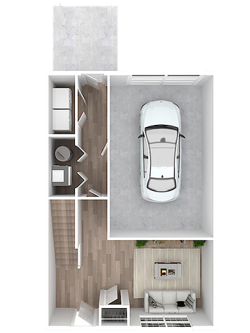 Meadow Springs Phase 1, 3 Bedroom First Floor Plan