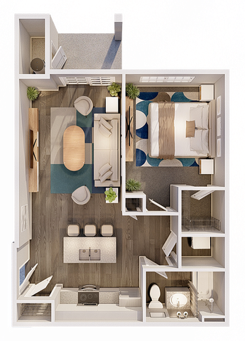 Maplewood 1 Bedroom 1 Bath