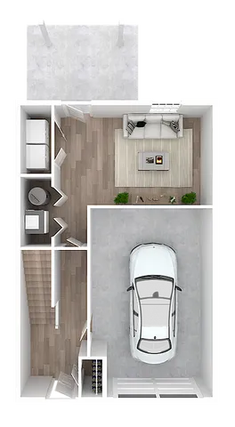 Hudson Ridge Phase 1, 4 Bedroom First Floor Plan With Garage