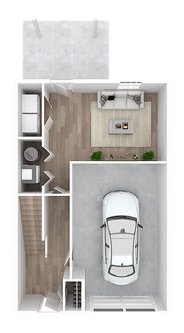 Hudson Ridge Phase 2, 4 Bedroom First Floor Plan With Garage
