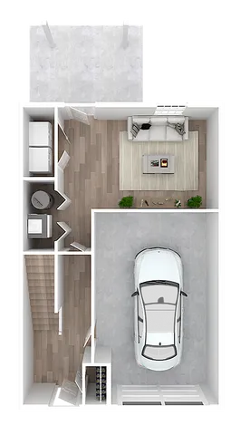 Hudson Ridge Phase 2, 4 Bedroom First Floor Plan With Garage
