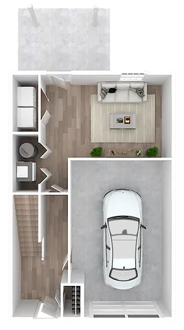 Pinebrook 4 Bedroom First Floor Plan With Garage