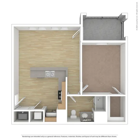 1 Bed 1 Bath