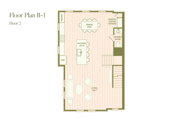 Explore floor plan B-1