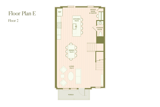 Explore floor plan E